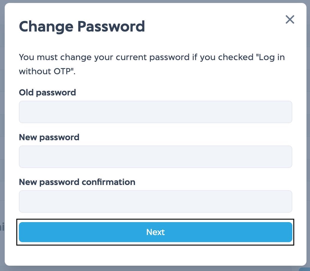 API user can login without OTP